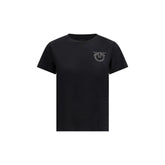 PINKO Eembroidered logo T-Shirt - T-Shirts
