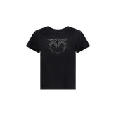 PINKO Embroidered logo T-Shirt - T-Shirts