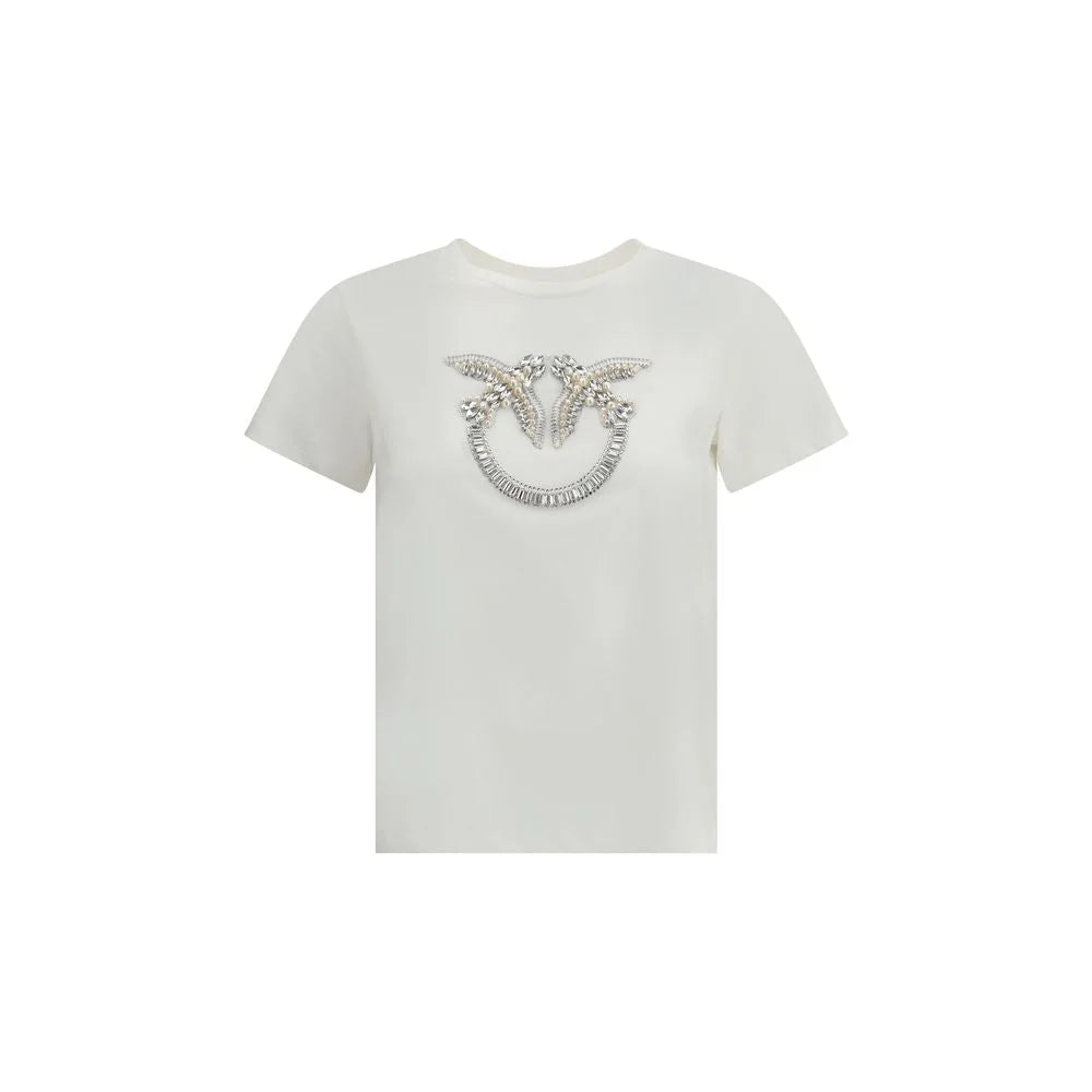 PINKO Embroidered logo T-Shirt - T-Shirts