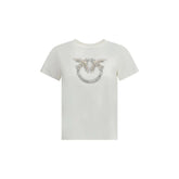 PINKO Embroidered logo T-Shirt - T-Shirts