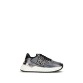 PINKO Gray Calf Leather Bos Taurus Athletic Sneakers - EU36/US6