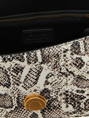 PINKO Gray Calfskin Handbag