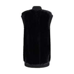 PINKO Long Vest in faux fur - Vests