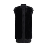 PINKO Long Vest in faux fur - Vests