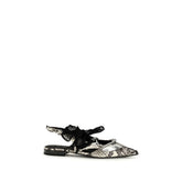 PINKO Multicolor Calf Leather Bos Taurus Ballet Flats - EU39/US9