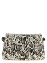PINKO multicolor cowhide crossbody bag featuring a structured silhouette and signature Love Birds metal buckle.