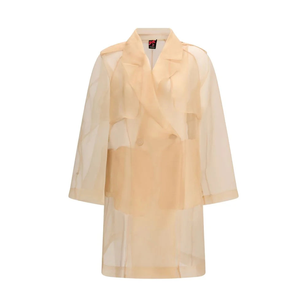 PINKO Multicolor Silk Trench Coat - Trench Coats
