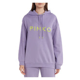 PINKO Purple Cotton Women Sweater - XXL - Hoodies