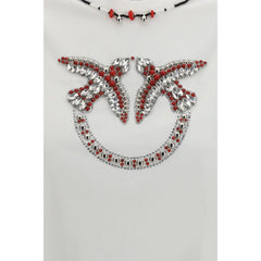 PINKO White Cotton T-Shirt