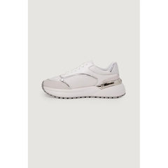 PINKO White Leather Low Top Sneakers - Sneakers