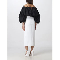 PINKO White Polyester Dress - IT42