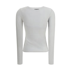 PINKO White Viscose Sweatshirt