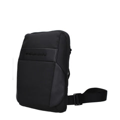 Genți crossbody din material negru Piquadro