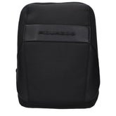 Piquadro Black Fabric Crossbody Bags