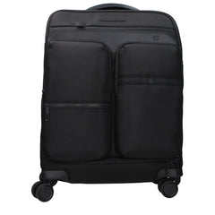 Piquadro Black Fabric Luggage And Travel