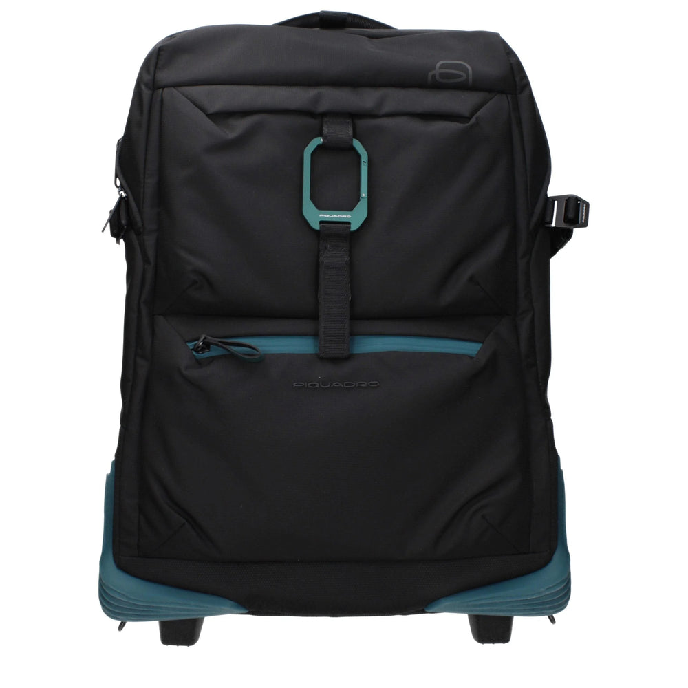 Piquadro Black Fabric Luggage And Travel