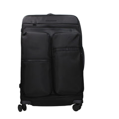 Piquadro Black Fabric Luggage And Travel