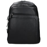 Piquadro Black Leather Backpack