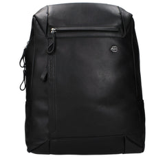 Piquadro Black Leather Backpack