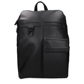Piquadro Black Leather Backpack