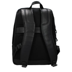 Piquadro Black Leather Backpack