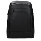 Piquadro Black Leather Backpack