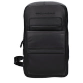 Piquadro Black Leather Backpack