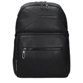 Piquadro Black Leather Backpacks