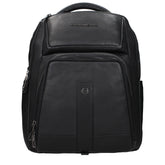 Piquadro Black Leather Backpacks