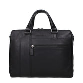 Piquadro Black Leather Business And Laptop Bags