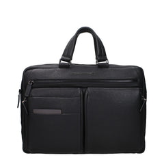 Sacs de voyage et ordinateur en cuir noir Piquadro