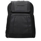 Piquadro Black Nylon Backpacks