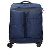 Piquadro Blue Fabric Luggage And Travel