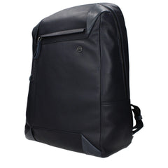 Piquadro Blue Leather Backpack