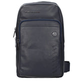 Piquadro Blue Leather Crossbody Bags