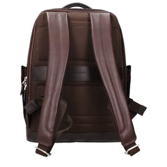 Piquadro Brown Leather Backpacks