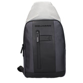 Piquadro Gray Fabric Backpacks