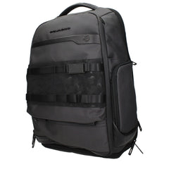 Piquadro Gray Fabric Backpacks