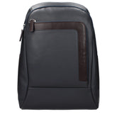 Piquadro Gray Leather Backpack