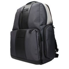 Piquadro Gray Nylon Backpacks
