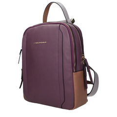 Piquadro Purple Leather Backpacks