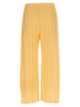 Pantaloni casual din poliester bicolor PLEATS PLEASE ISSEY MIYAKE
