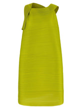 PLEATS PLEASE ISSEY MIYAKE Bicolor Polyester Midi Dress - 3