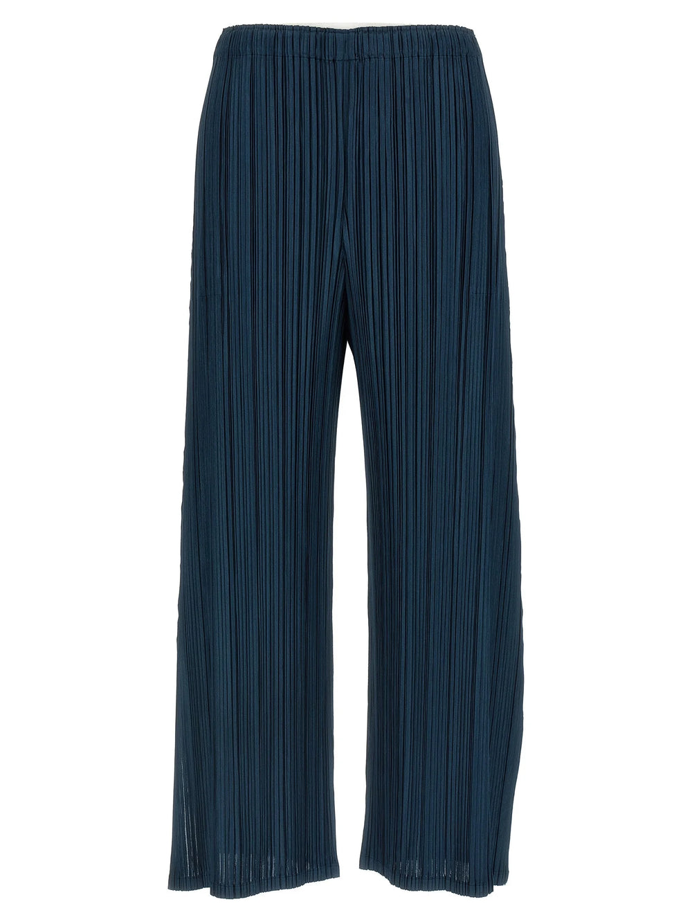 PLEATS PLEASE ISSEY MIYAKE Blue Polyester Casual Pants - 5