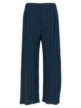 Pantaloni casual din poliester albastru PLEATS PLEASE ISSEY MIYAKE - 5