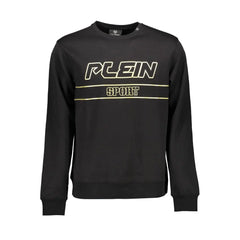 Plein Sport Black Cotton Men Sweater - Sweatshirts