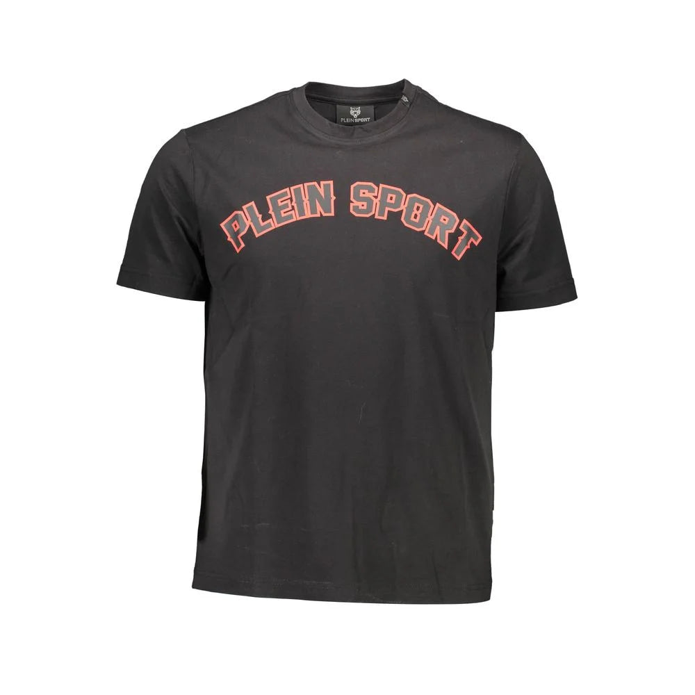 Plein Sport Black Cotton Men T-Shirt - T-Shirts