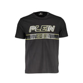 Plein Sport Black Cotton Men TShirt - M - T-Shirts