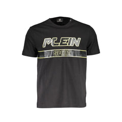 Plein Sport Black Cotton Men TShirt - M - T-Shirts