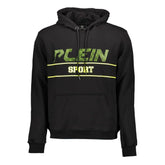 Plein Sport Black Cotton Men’s Sweater - XL - Hoodies